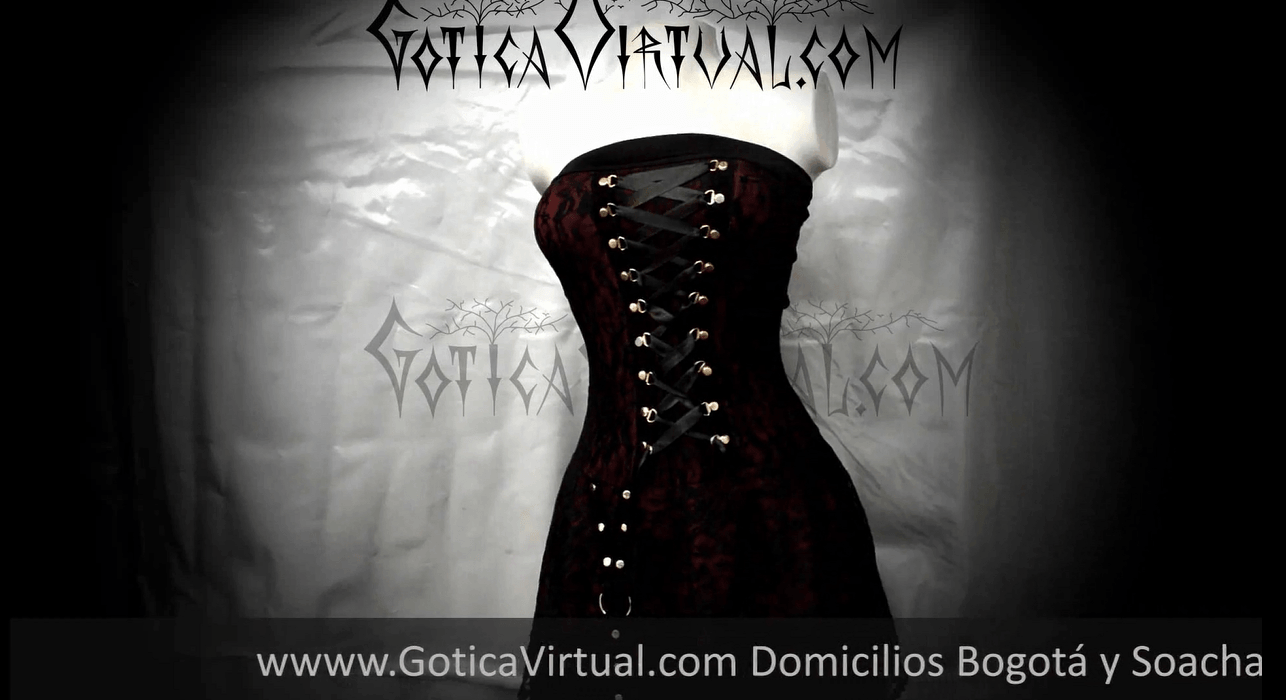 vestido gotico vinotinto bogota tunja ibague neiva pasto cali popayan cauca bucaramanga villavicencio envios colombia